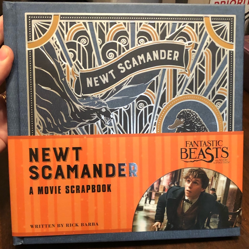 Fantastic beast Newt movie scrapbook
